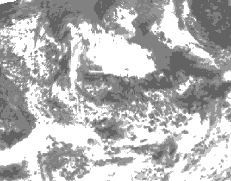 GDPS total cloud 072 hour forecast chart for Canada based on 2026/08/09 0000Z data