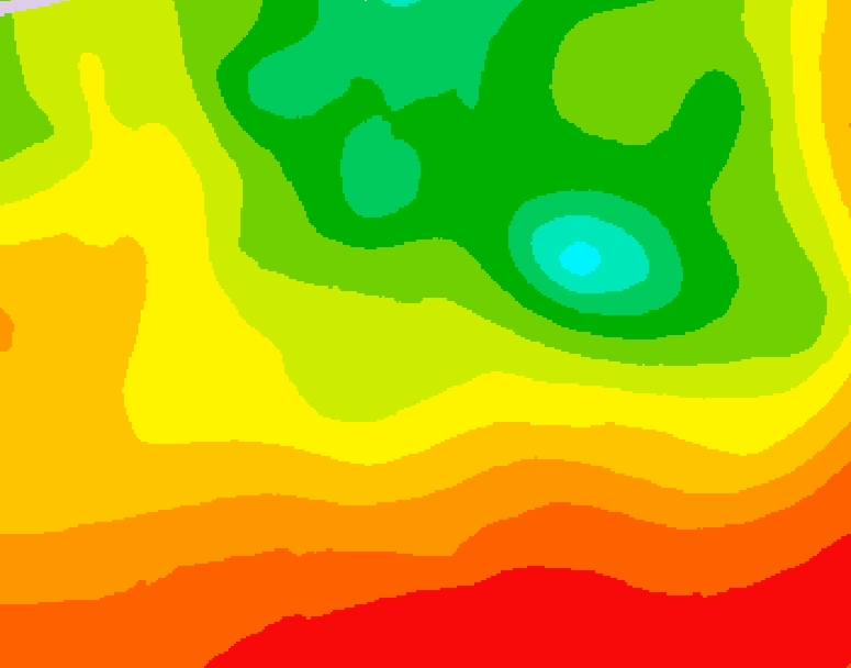 GDPS 500 millibar geopotential height 144 hour forecast chart for Canada based on 2026/08/10 0000Z data