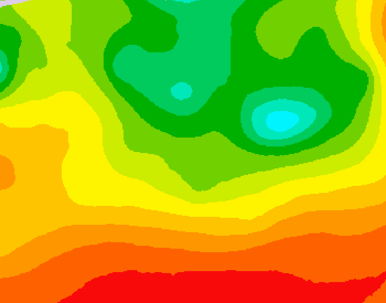GDPS 500 millibar geopotential height 162 hour forecast chart for Canada based on 2026/08/10 0000Z data