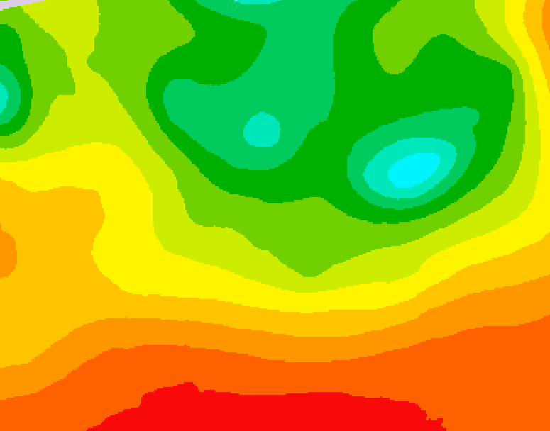 GDPS 500 millibar geopotential height 168 hour forecast chart for Canada based on 2026/08/10 0000Z data