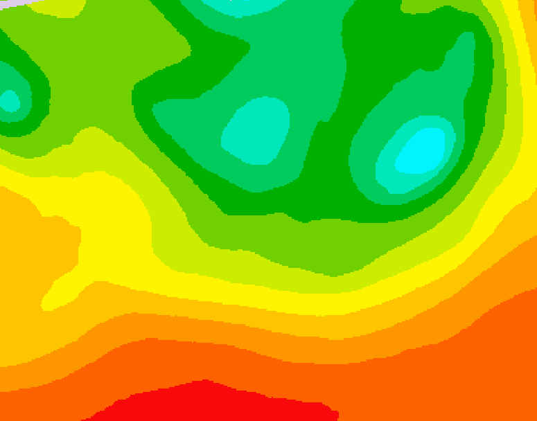 GDPS 500 millibar geopotential height 180 hour forecast chart for Canada based on 2026/08/10 0000Z data