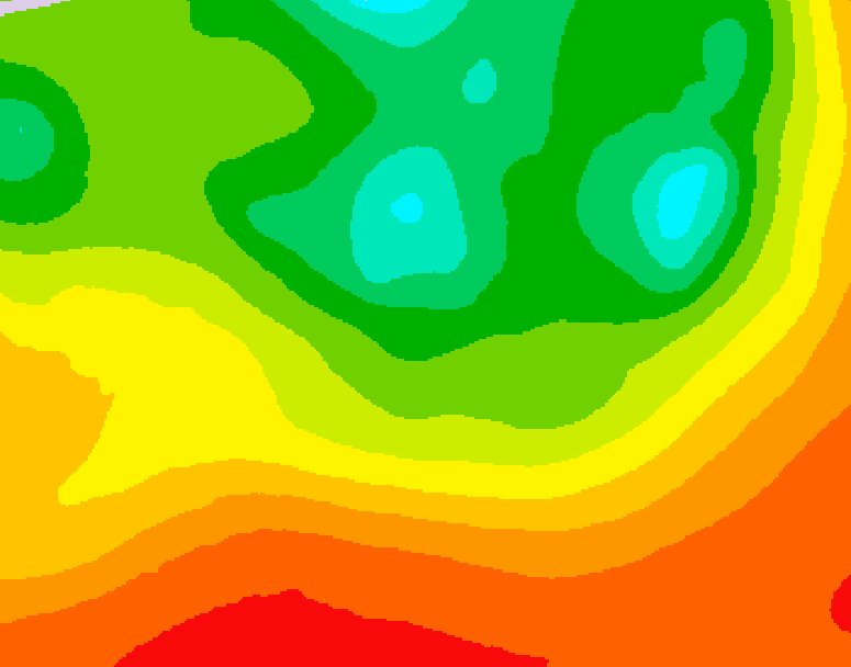 GDPS 500 millibar geopotential height 192 hour forecast chart for Canada based on 2026/08/10 0000Z data