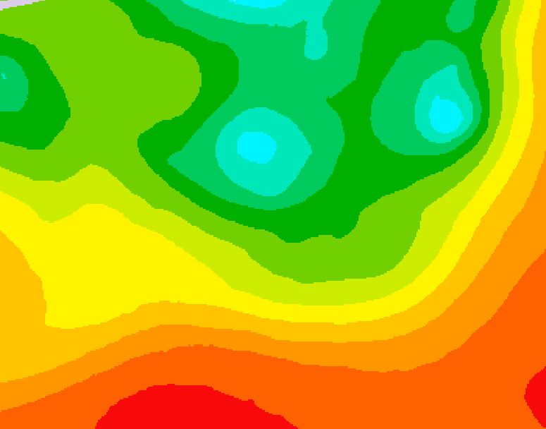 GDPS 500 millibar geopotential height 204 hour forecast chart for Canada based on 2026/08/10 0000Z data