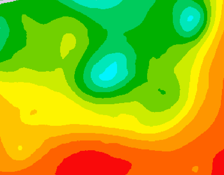 GDPS 500 millibar geopotential height 228 hour forecast chart for Canada based on 2026/08/10 0000Z data