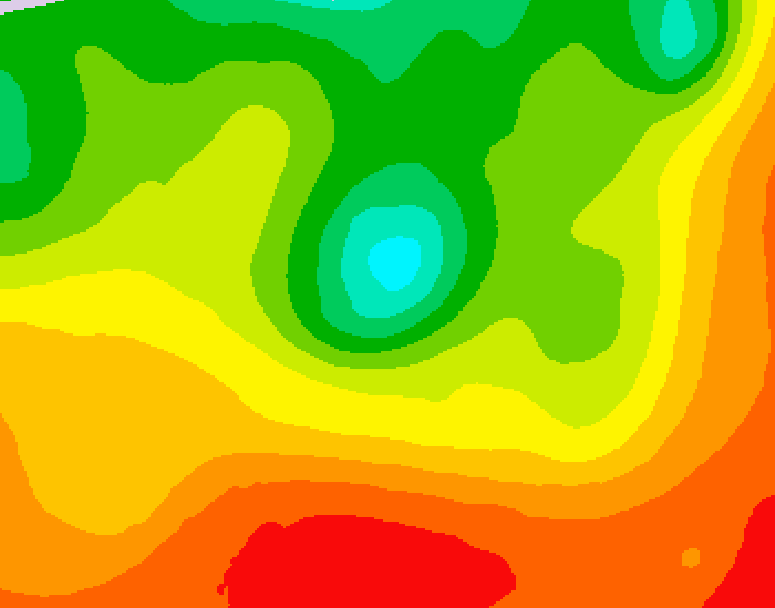 GDPS 500 millibar geopotential height 240 hour forecast chart for Canada based on 2026/08/10 0000Z data