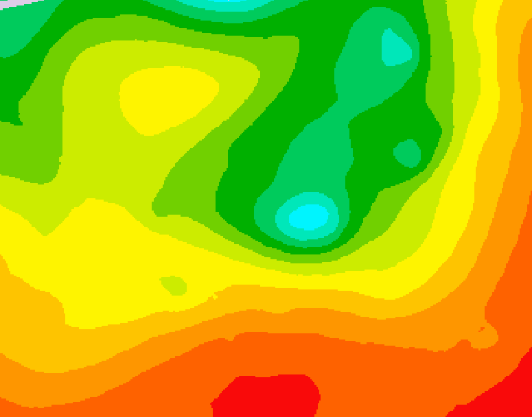 GDPS 500 millibar geopotential height 240 hour forecast chart for Canada based on 2026/08/10 1200Z data