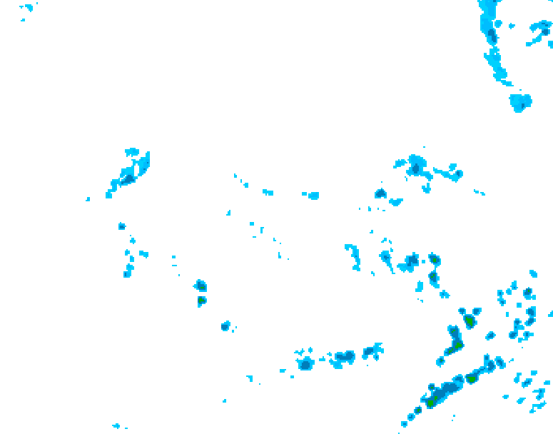 GDPS precipitation 036 hour forecast chart for Canada based on 2026/08/10 0000Z data
