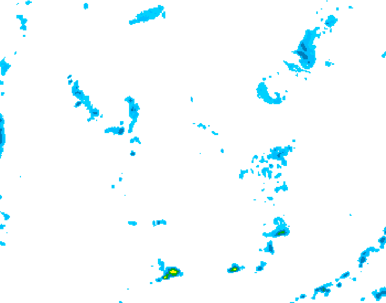 GDPS precipitation 168 hour forecast chart for Canada based on 2026/08/10 1200Z data