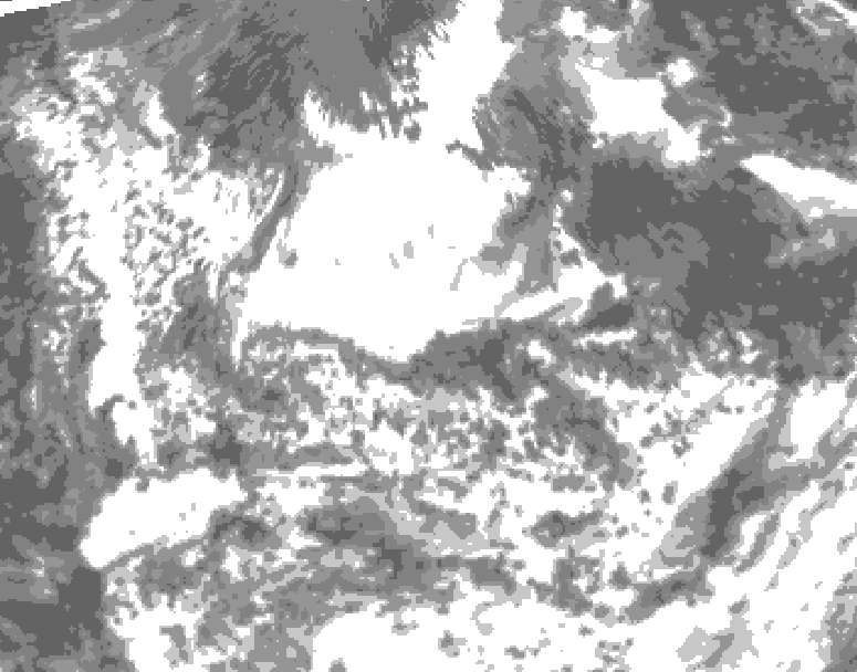 GDPS total cloud 060 hour forecast chart for Canada based on 2026/08/10 1200Z data