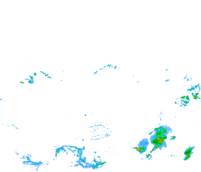 Weather radar data valid at 2026/08/10 13:36 UTC