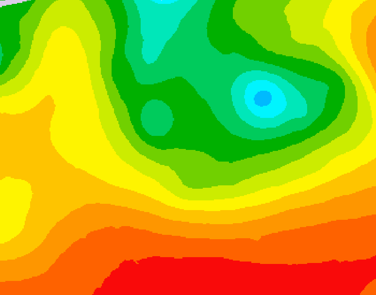 GDPS 500 millibar geopotential height 144 hour forecast chart for Canada based on 2026/08/11 0000Z data