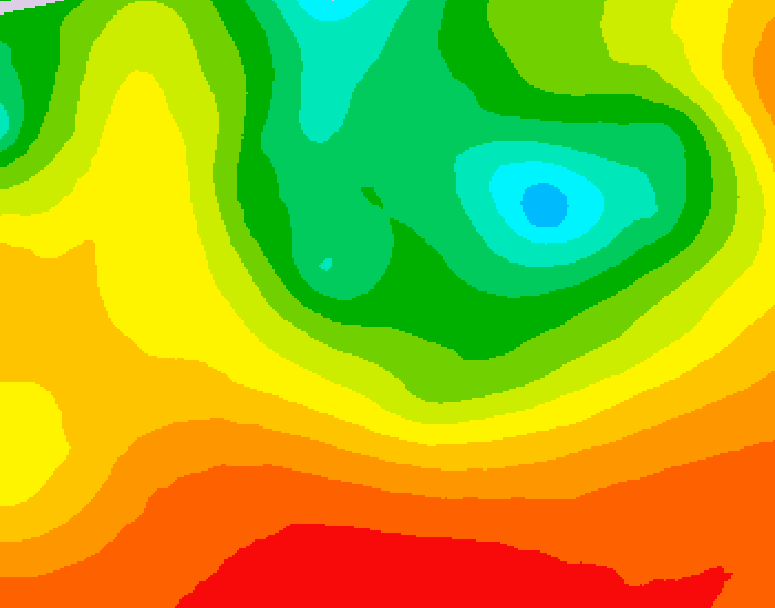 GDPS 500 millibar geopotential height 150 hour forecast chart for Canada based on 2026/08/11 0000Z data