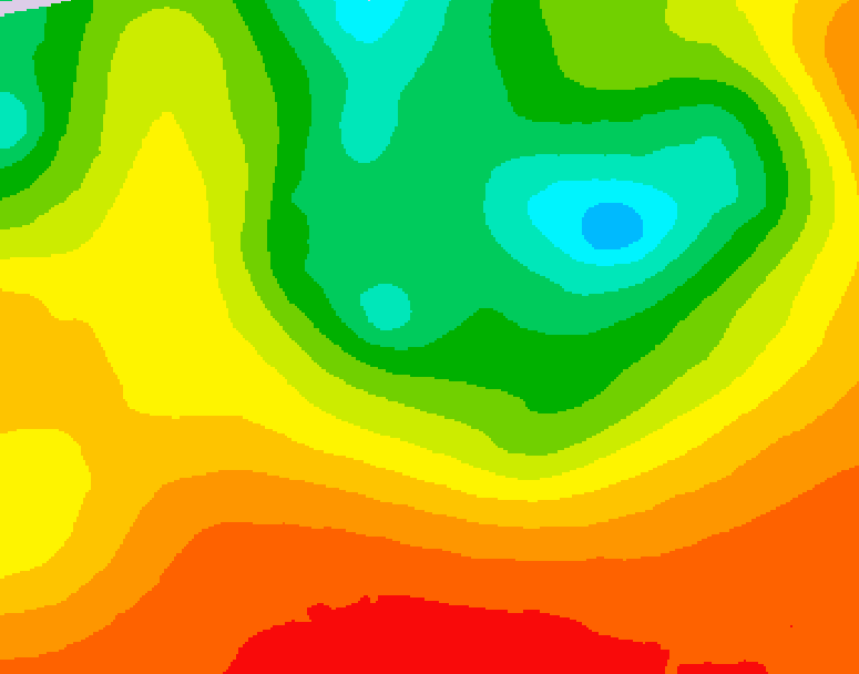 GDPS 500 millibar geopotential height 156 hour forecast chart for Canada based on 2026/08/11 0000Z data