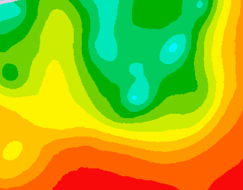 GDPS 500 millibar geopotential height 192 hour forecast chart for Canada based on 2026/08/11 0000Z data