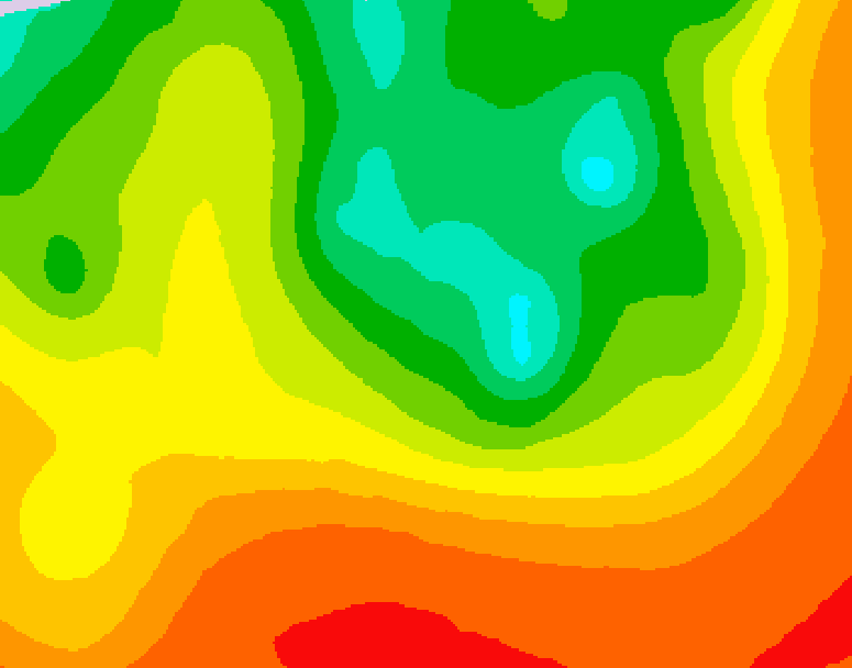 GDPS 500 millibar geopotential height 204 hour forecast chart for Canada based on 2026/08/11 0000Z data