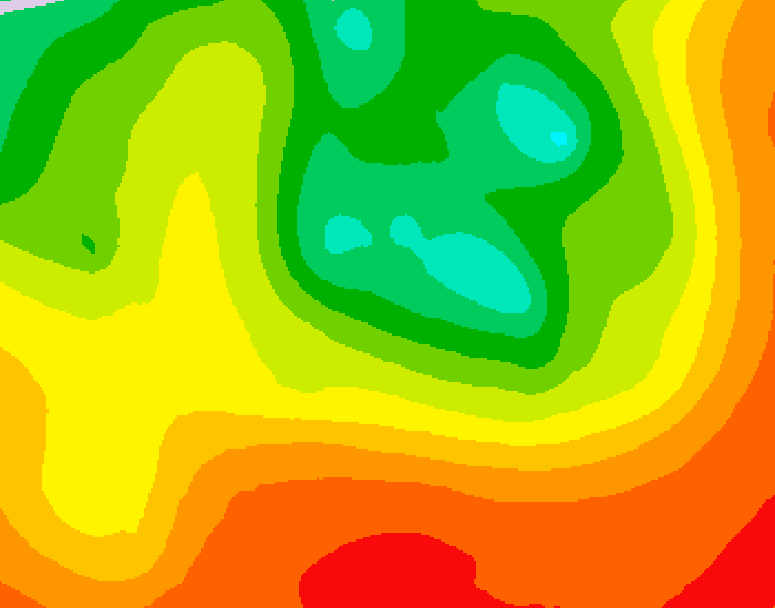 GDPS 500 millibar geopotential height 216 hour forecast chart for Canada based on 2026/08/11 0000Z data