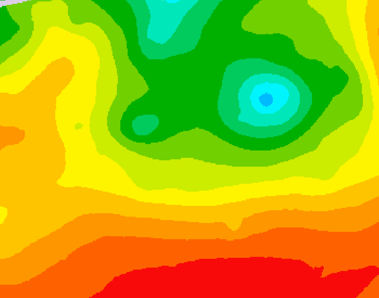 GDPS 500 millibar geopotential height 120 hour forecast chart for Canada based on 2026/08/11 1200Z data