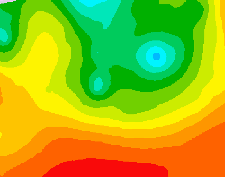 GDPS 500 millibar geopotential height 144 hour forecast chart for Canada based on 2026/08/11 1200Z data
