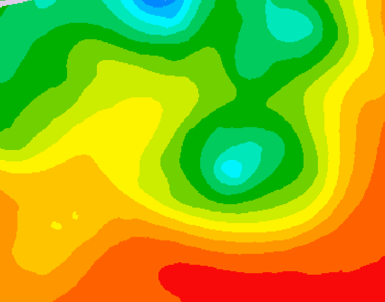 GDPS 500 millibar geopotential height 240 hour forecast chart for Canada based on 2026/08/11 1200Z data