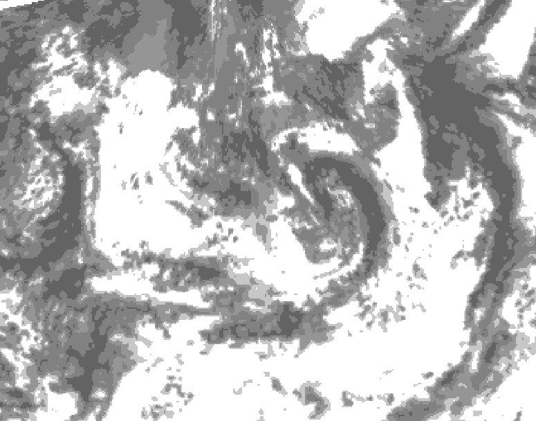 GDPS total cloud 210 hour forecast chart for Canada based on 2026/08/11 0000Z data