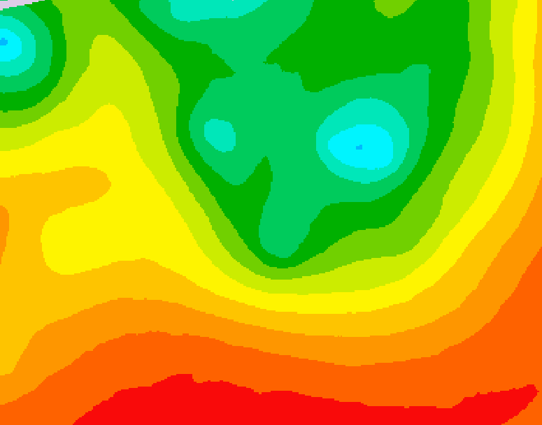 GDPS 500 millibar geopotential height 144 hour forecast chart for Canada based on 2026/08/12 0000Z data