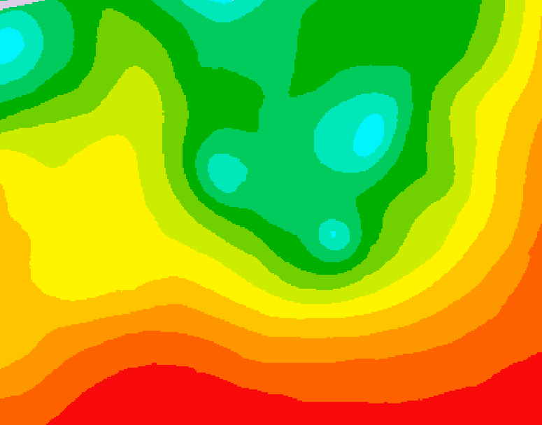 GDPS 500 millibar geopotential height 162 hour forecast chart for Canada based on 2026/08/12 0000Z data