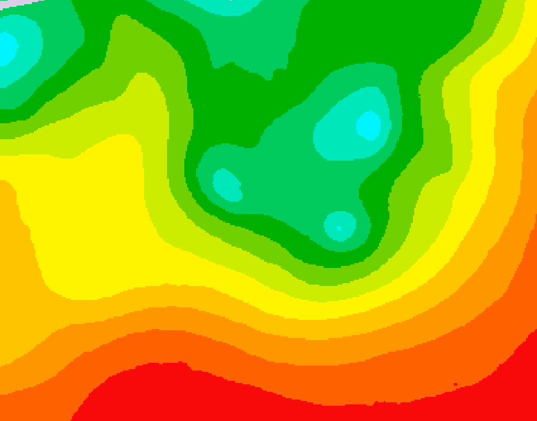 GDPS 500 millibar geopotential height 168 hour forecast chart for Canada based on 2026/08/12 0000Z data