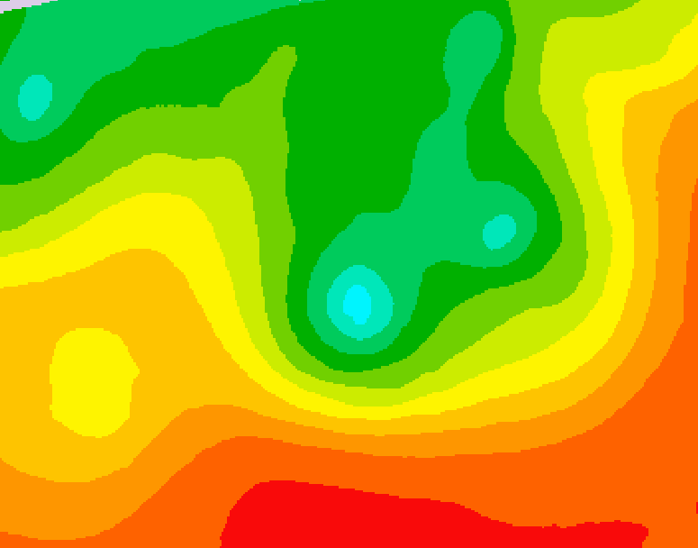 GDPS 500 millibar geopotential height 204 hour forecast chart for Canada based on 2026/08/12 0000Z data