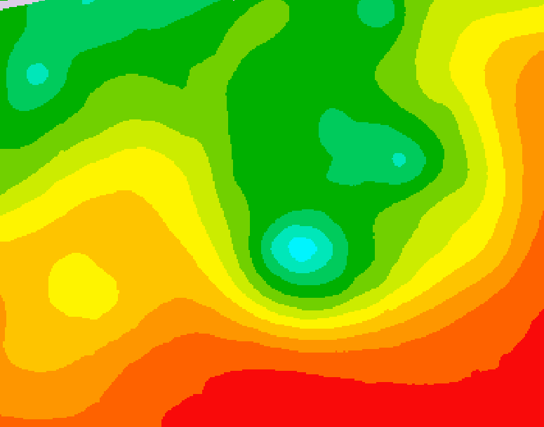 GDPS 500 millibar geopotential height 216 hour forecast chart for Canada based on 2026/08/12 0000Z data