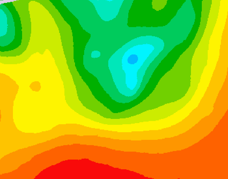 GDPS 500 millibar geopotential height 144 hour forecast chart for Canada based on 2026/08/12 1200Z data
