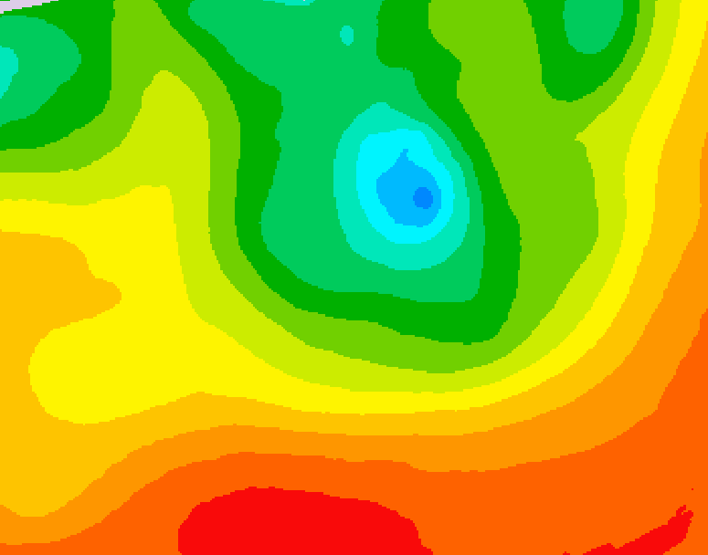 GDPS 500 millibar geopotential height 168 hour forecast chart for Canada based on 2026/08/12 1200Z data