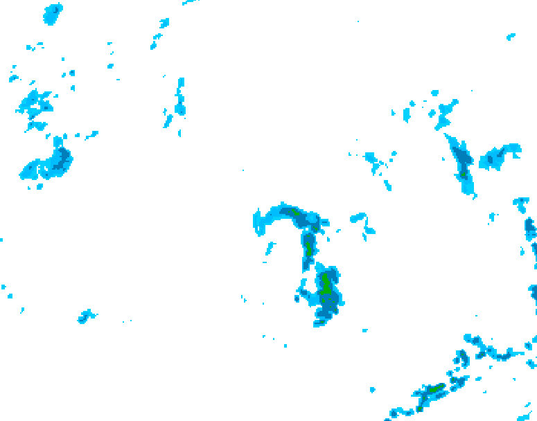 GDPS precipitation 204 hour forecast chart for Canada based on 2026/08/12 0000Z data