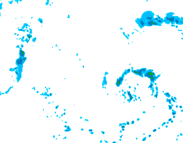 GDPS precipitation 240 hour forecast chart for Canada based on 2026/08/12 0000Z data