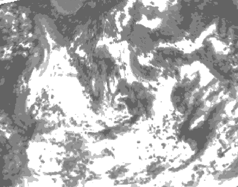 GDPS total cloud 144 hour forecast chart for Canada based on 2026/08/12 0000Z data