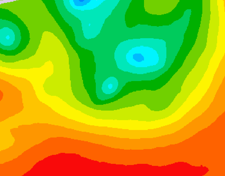 GDPS 500 millibar geopotential height 114 hour forecast chart for Canada based on 2026/08/13 0000Z data