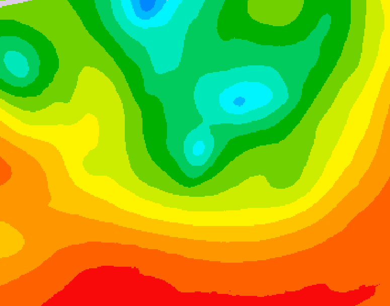 GDPS 500 millibar geopotential height 120 hour forecast chart for Canada based on 2026/08/13 0000Z data