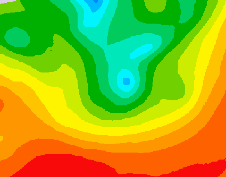 GDPS 500 millibar geopotential height 138 hour forecast chart for Canada based on 2026/08/13 0000Z data