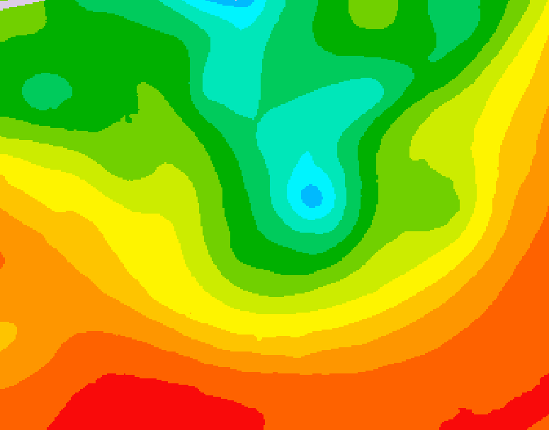 GDPS 500 millibar geopotential height 144 hour forecast chart for Canada based on 2026/08/13 0000Z data