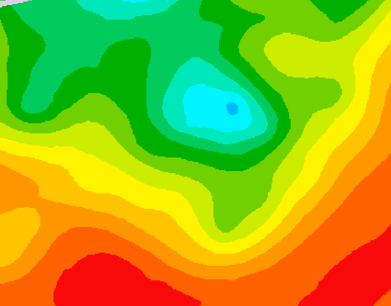 GDPS 500 millibar geopotential height 174 hour forecast chart for Canada based on 2026/08/13 0000Z data