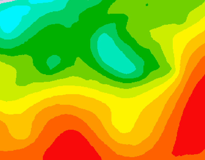 GDPS 500 millibar geopotential height 228 hour forecast chart for Canada based on 2026/08/13 0000Z data