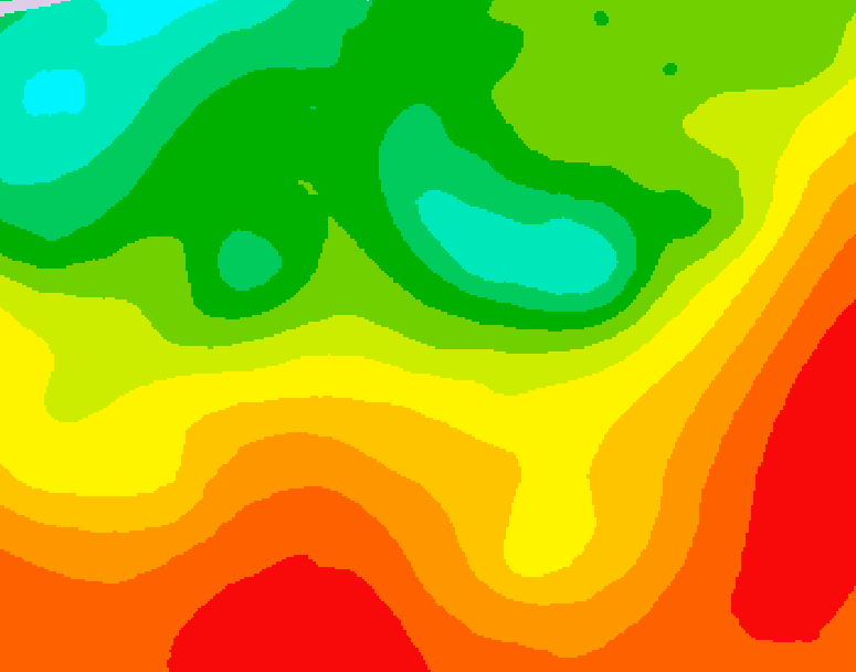 GDPS 500 millibar geopotential height 240 hour forecast chart for Canada based on 2026/08/13 0000Z data