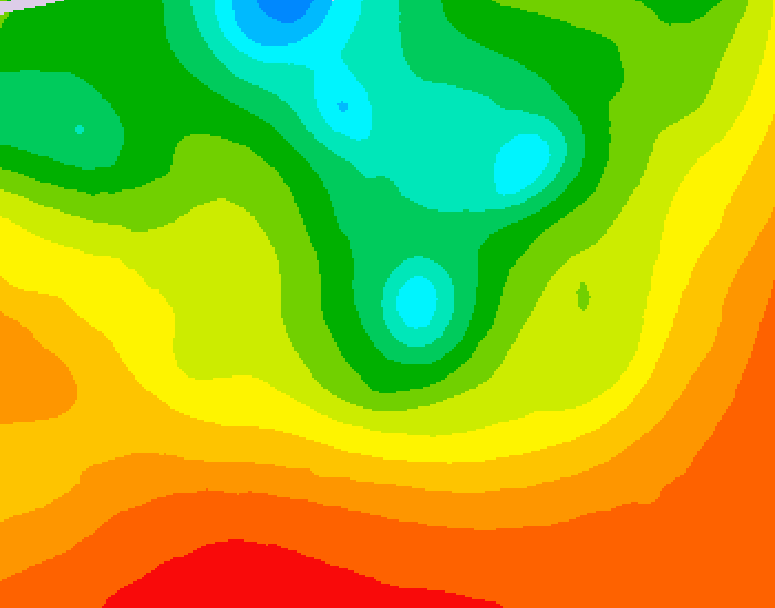 GDPS 500 millibar geopotential height 120 hour forecast chart for Canada based on 2026/08/13 1200Z data