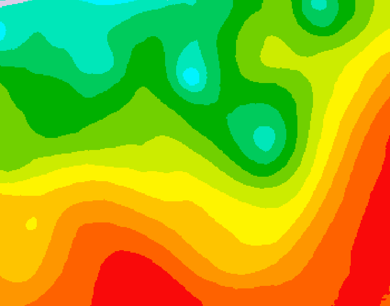 GDPS 500 millibar geopotential height 192 hour forecast chart for Canada based on 2026/08/13 1200Z data