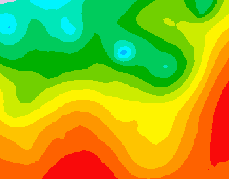 GDPS 500 millibar geopotential height 216 hour forecast chart for Canada based on 2026/08/13 1200Z data