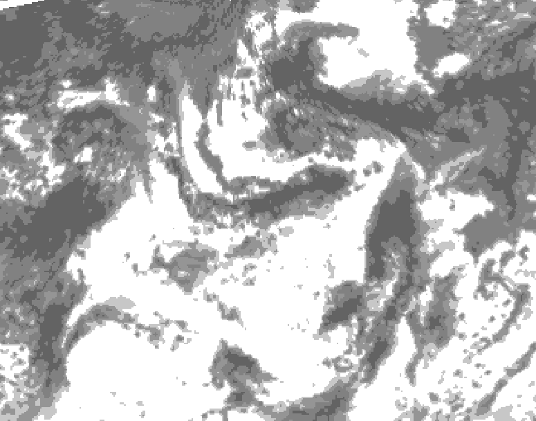 GDPS total cloud 186 hour forecast chart for Canada based on 2026/08/13 0000Z data