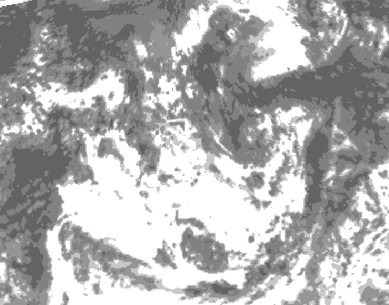 GDPS total cloud 192 hour forecast chart for Canada based on 2026/08/13 1200Z data