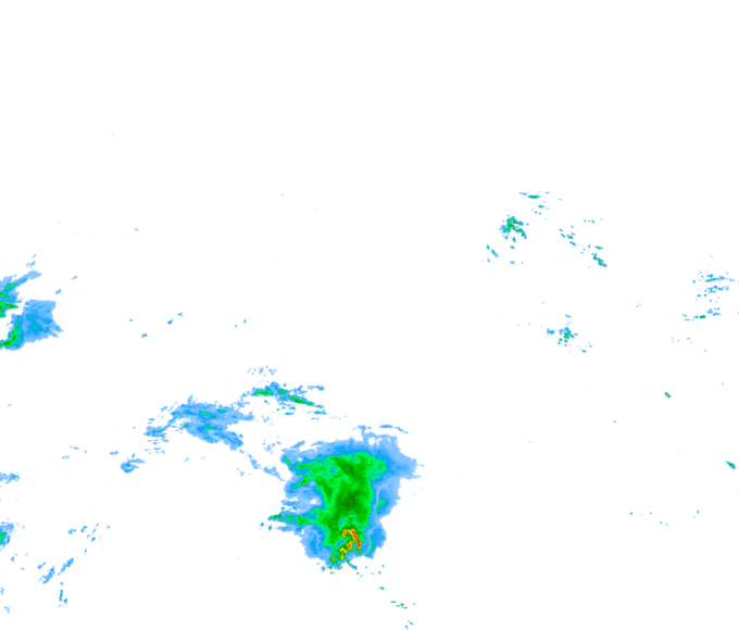 Weather radar data valid at 2026/08/13 16:18 UTC