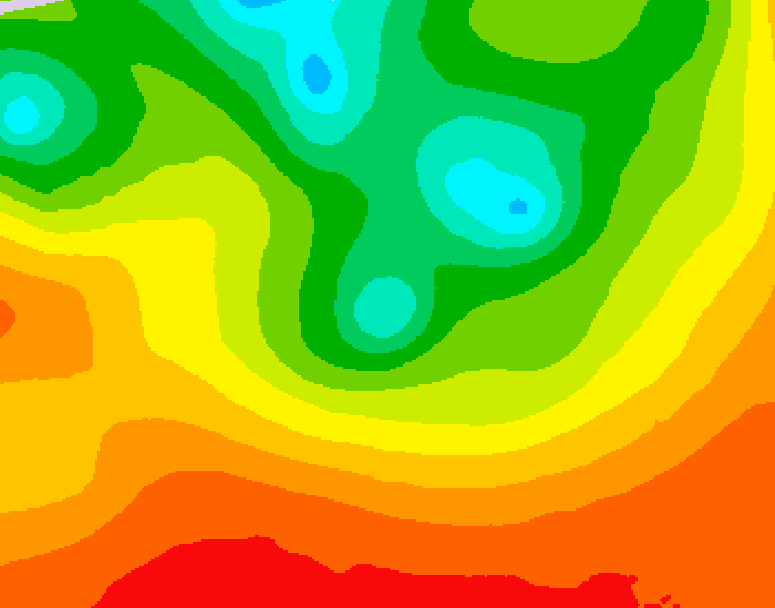 GDPS 500 millibar geopotential height 090 hour forecast chart for Canada based on 2026/08/14 0000Z data