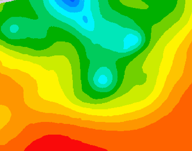 GDPS 500 millibar geopotential height 108 hour forecast chart for Canada based on 2026/08/14 0000Z data
