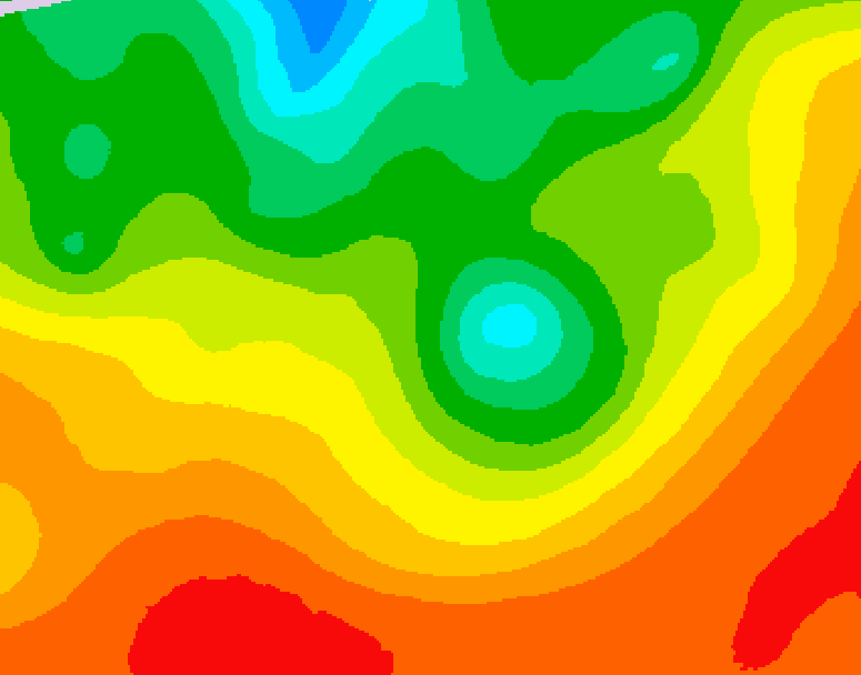 GDPS 500 millibar geopotential height 144 hour forecast chart for Canada based on 2026/08/14 0000Z data